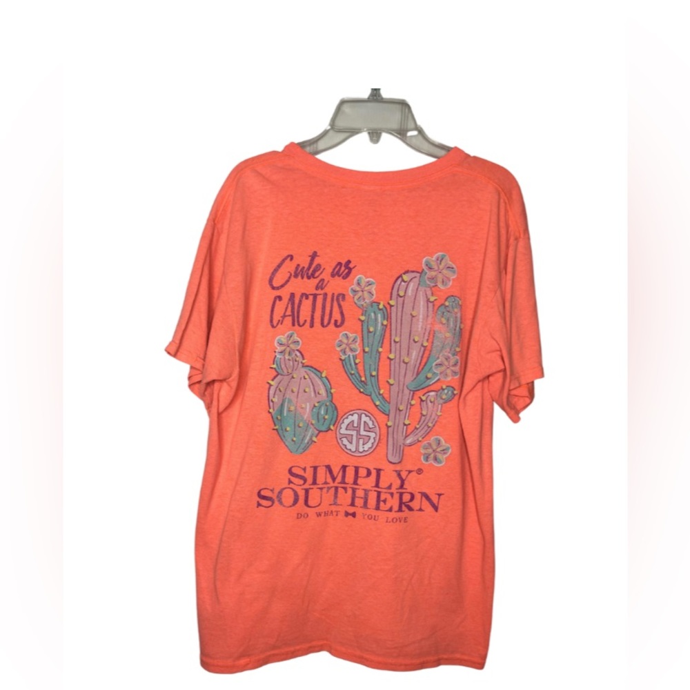 Pink simply southern cute as a cactus t shirt